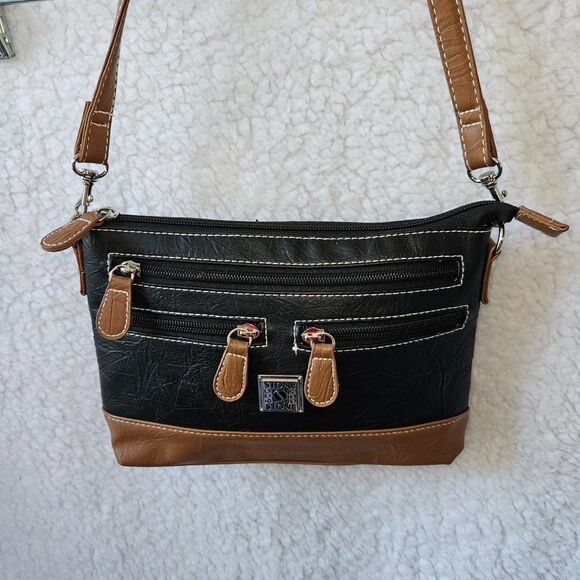 STONE & COMPANY Leather Purse with Tons of Pockets NWOT - Picture 2 of 7